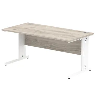 Impulse Straight Desk Cable Managed Leg