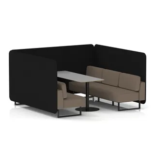 Brixworth Bench Booth in Two Tone