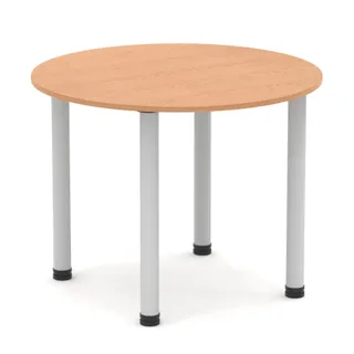 Impulse Round Table With Post Leg