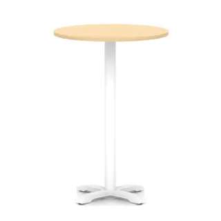 Italia Round Poseur Table With Cross Base