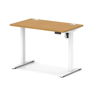 OE - Air Lite Height Adjustable Slimline Desk With Cable Ports