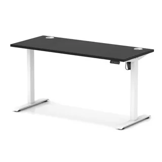OE - Air Lite Height Adjustable Slimline Desk With Cable Ports