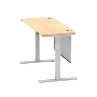 Air Height Adjustable Slimline Desk With Cable Ports