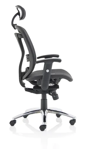Mirage II Mesh Back Task Operator Office Chair with Height Adjustable Arms