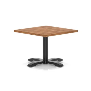 Italia Square Coffee Table With Cross Base