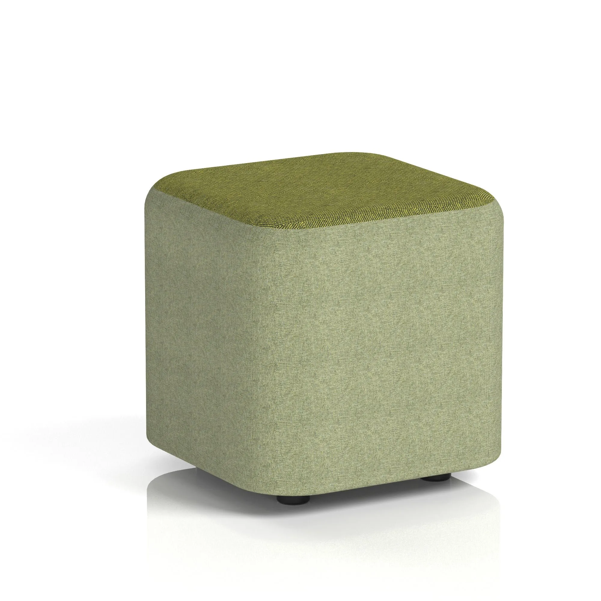EE - Harlestone Square Stool in Two Tone