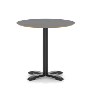 Brixworth Round Coffee Table With Cross Base