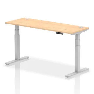 EE - Air Height Adjustable Slimline Desk With Cable Ports