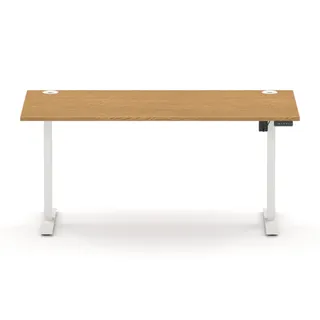 Air Lite Height Adjustable Desk With Cable Ports