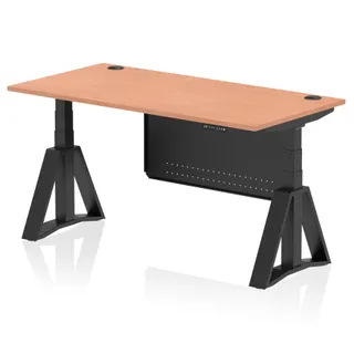 Air Height Adjustable Desk With Cable Ports