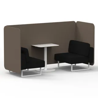 Brixworth Bench Booth in Two Tone