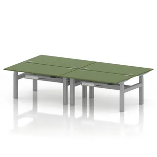 1400 / Moss Green / Silver Frame / None