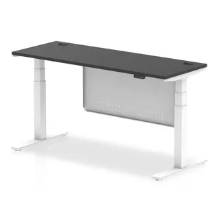 Air Height Adjustable Slimline Desk With Cable Ports