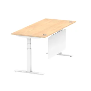 Air Height Adjustable Desk With Cable Ports