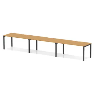 Evolve Plus Single Row Bench Desk - 3 Person