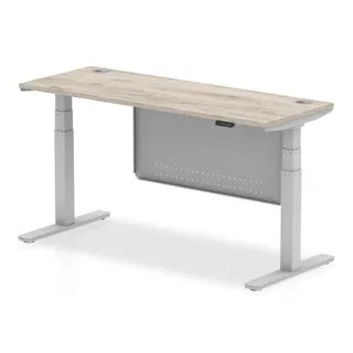 EE - Air Height Adjustable Slimline Desk With Cable Ports