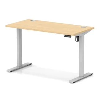 EE - Air Lite Height Adjustable Slimline Desk With Cable Ports