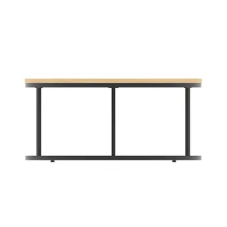 Impulse Round Coffee Table With Metal Frame