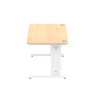 Impulse Straight Desk Cable Managed Leg