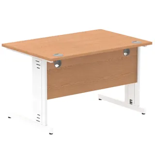 Impulse Straight Desk Cable Managed Leg