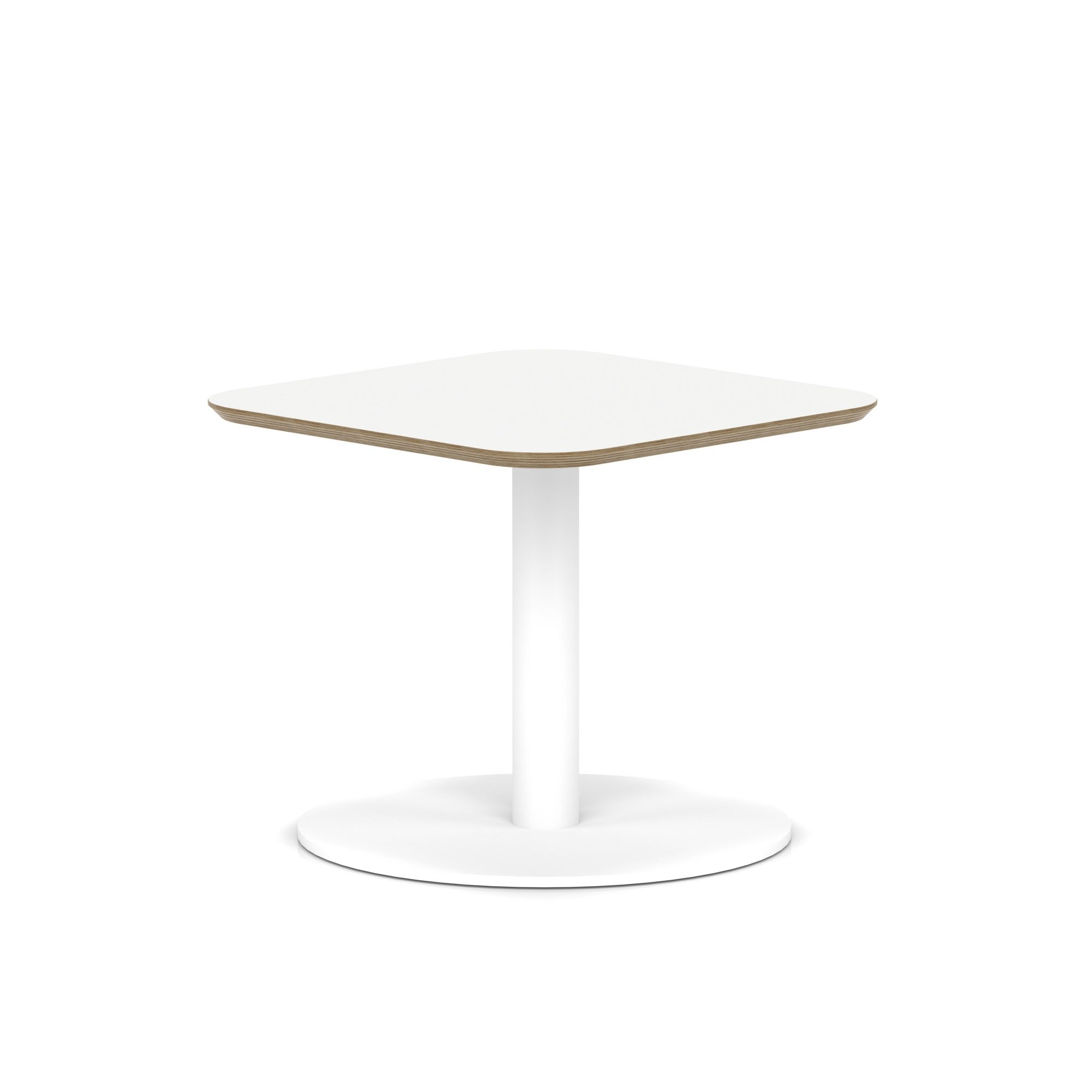 Brixworth Square Coffee Table With Disc Base