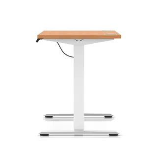 Air Lite Height Adjustable Slimline Desk With Cable Ports