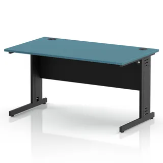 Impulse Straight Desk Cable Managed Leg