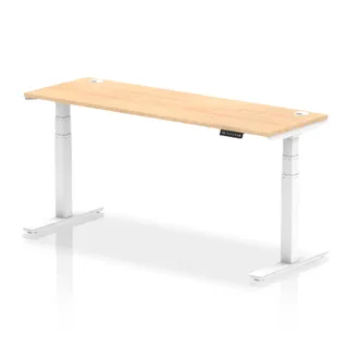 EE - Air Height Adjustable Slimline Desk With Cable Ports
