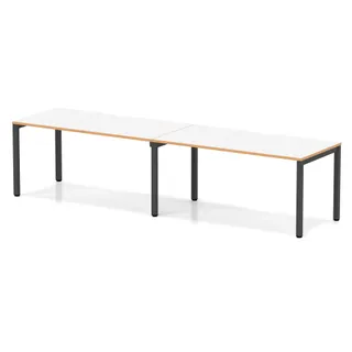 Evolve Plus Single Row Bench Desk - 2 Person