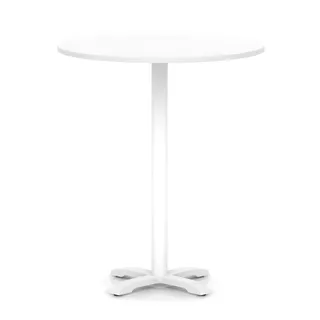 Italia Round Poseur Table With Cross Base