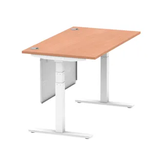 Air Height Adjustable Desk With Cable Ports