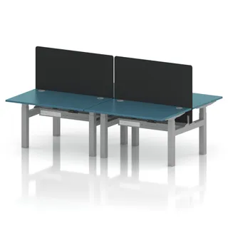 1200 / Dark Teal / Silver Frame / With Black Straight Screen