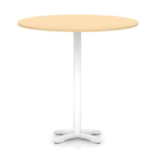 Italia Round Poseur Table With Cross Base