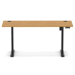 Air Lite Height Adjustable Slimline Desk With Cable Ports