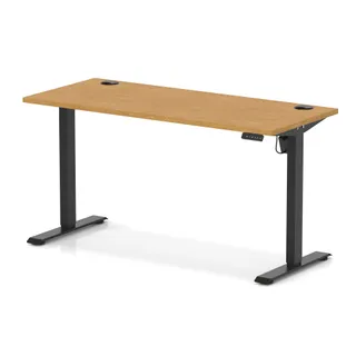 OE - Air Lite Height Adjustable Slimline Desk With Cable Ports