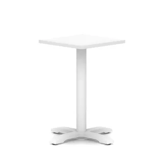 EE - Italia Square Poseur Table With Cross Base