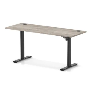 EE - Air Lite Height Adjustable Slimline Desk With Cable Ports