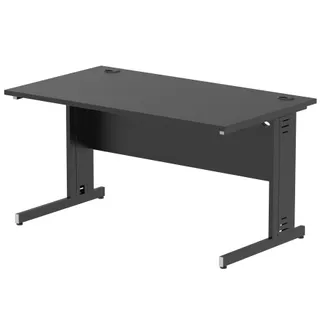 Impulse Straight Desk Cable Managed Leg