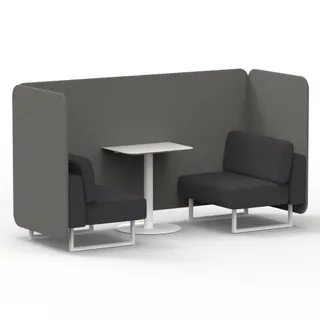 Brixworth Bench Booth in Two Tone