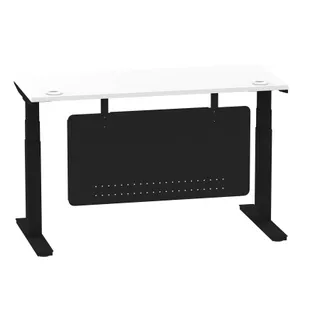 Air Height Adjustable Slimline Desk With Cable Ports