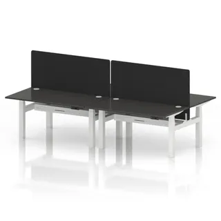 1400 / Carbon Grey / White Frame / With Black Straight Screen