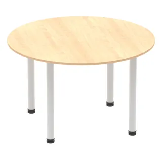Impulse Round Table With Post Leg