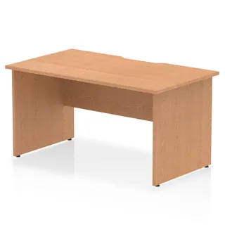 Impulse Scalloped Edge Straight Desk Panel End Leg