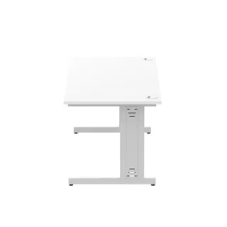 Impulse Straight Desk Cable Managed Leg