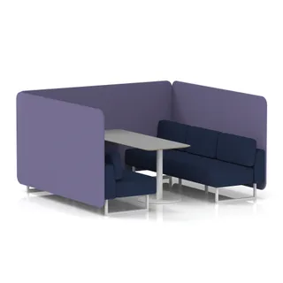 Brixworth Bench Booth in Two Tone