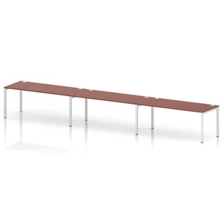 Impulse Single Row Bench Desk - 3 Person