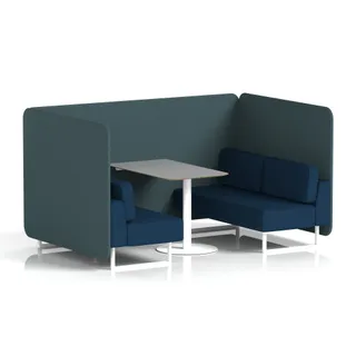 Brixworth Bench Booth in Two Tone
