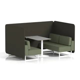 Brixworth Bench Booth in Two Tone