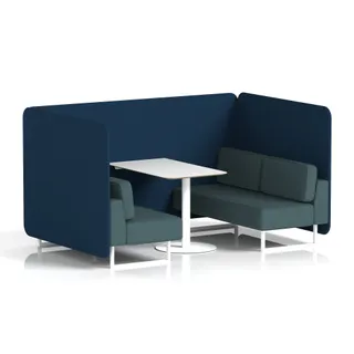 Brixworth Bench Booth in Two Tone