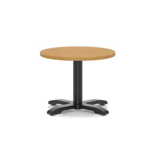 Italia Round Coffee Table With Cross Base